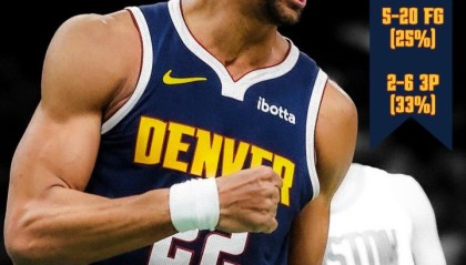 开云-道歉！掘金官方晒数据：纳吉昨天防得凯尔特人球员运动战20中5